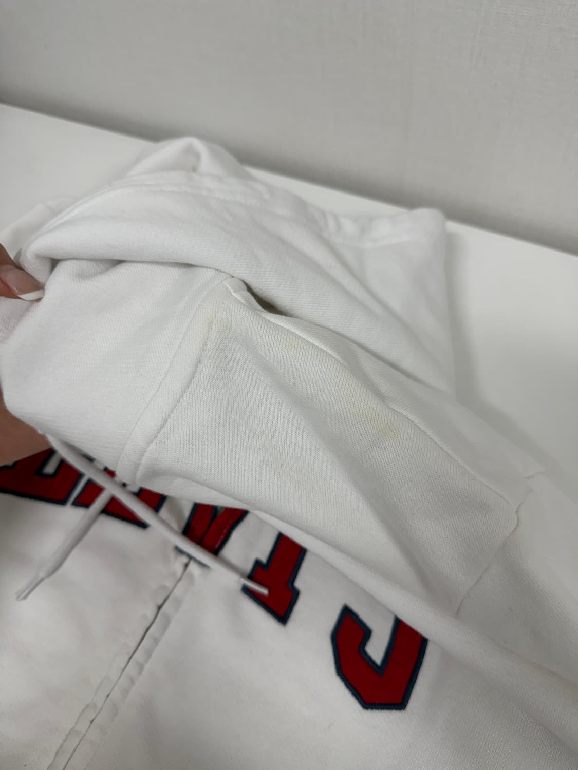 리바이스 화이트 후드집업 (man M) 상품이미지3