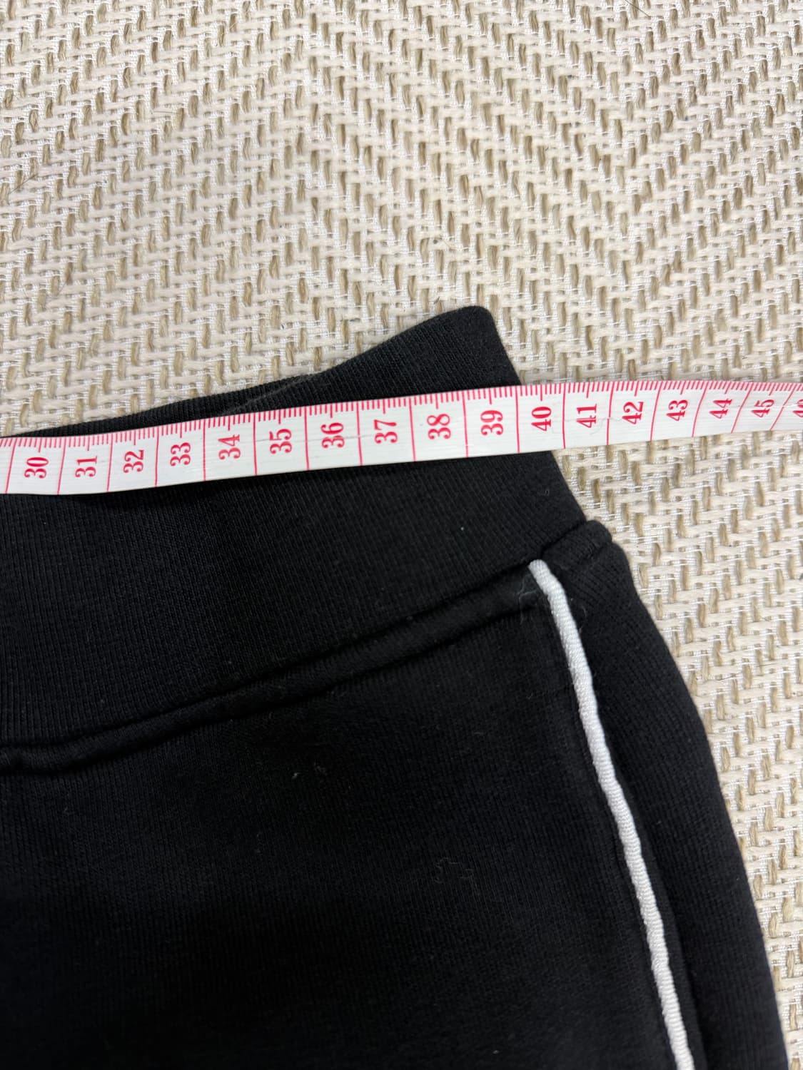 정품) MSGM 남성 라인 포인트 팬츠 M 상품이미지8