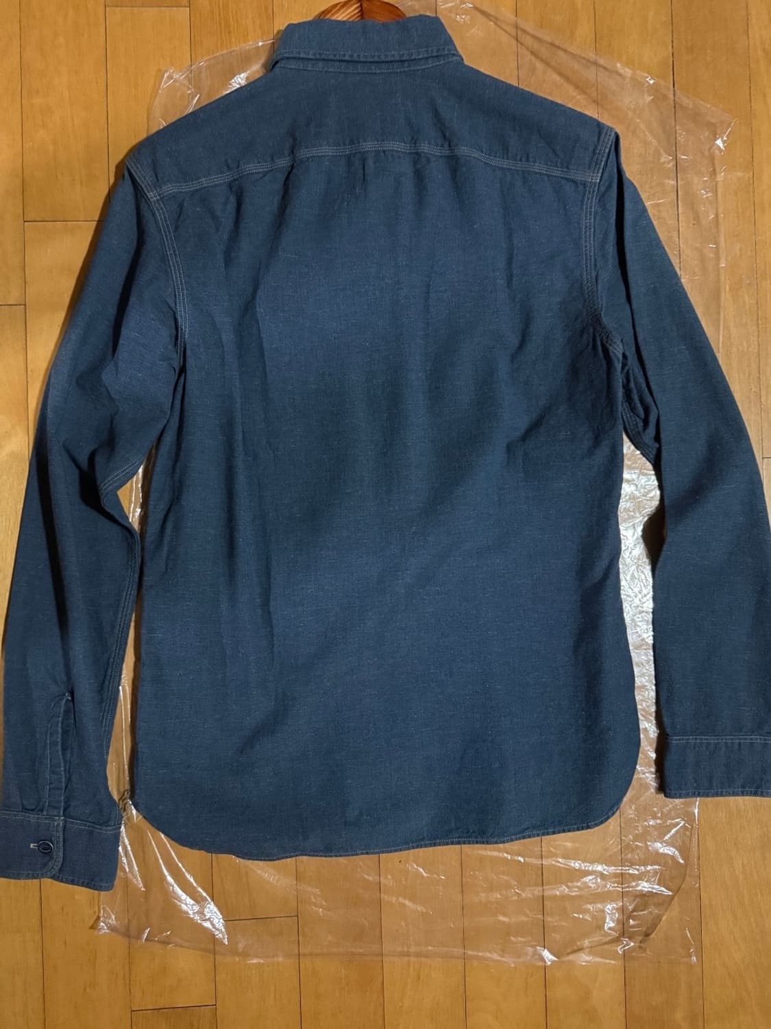 RRL 인디고 샴브레이 워크 셔츠 상품이미지10