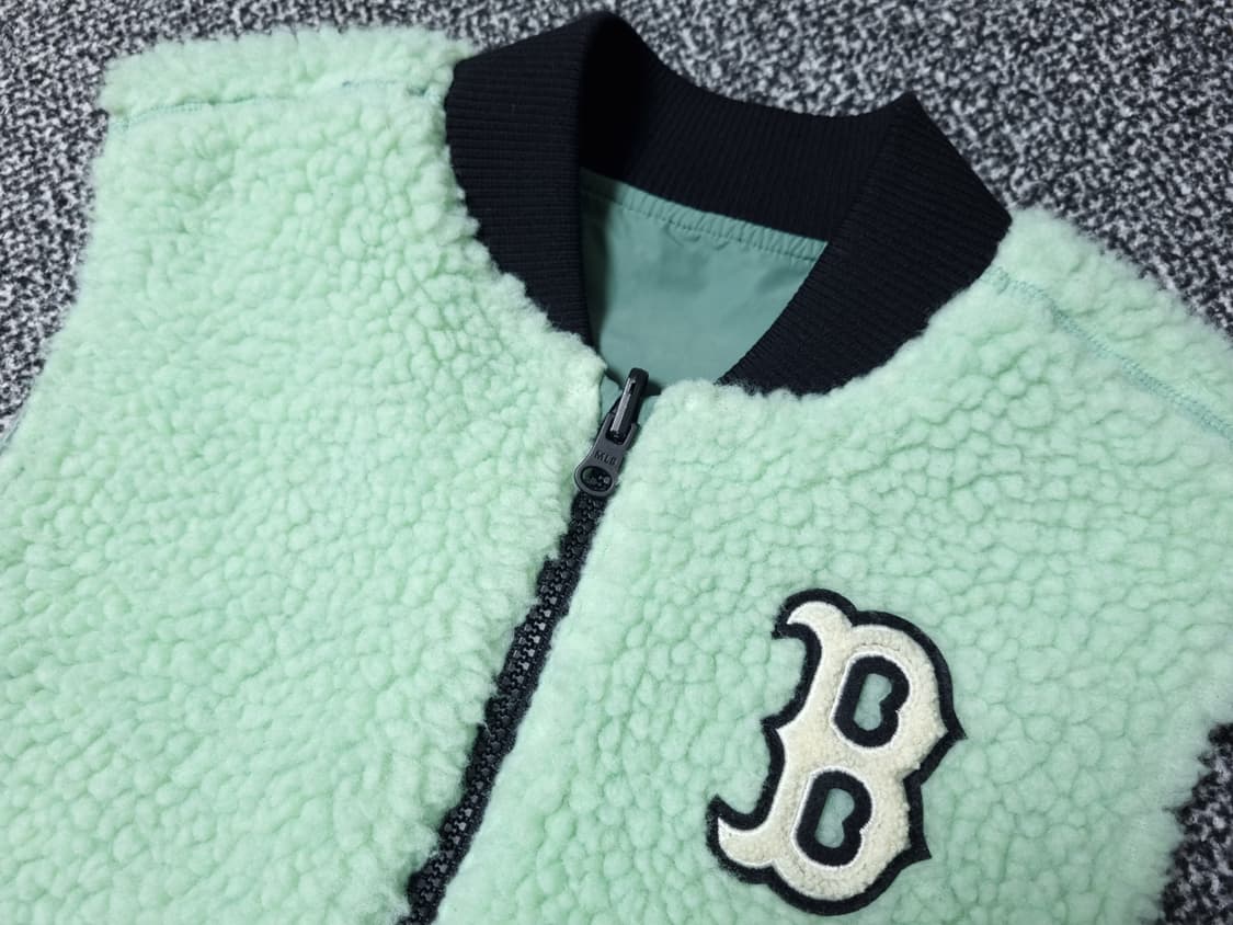 [무료배송][120]MLB 키즈 리버시블 양털 후리스 조끼 상품이미지3