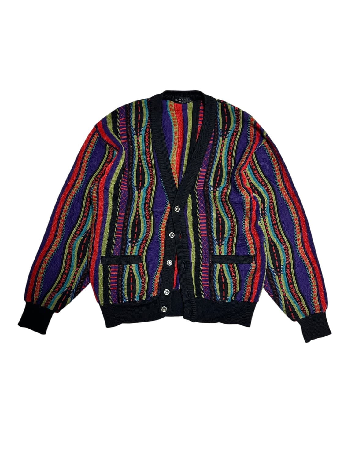 빈티지 100% 울 가디건 L~XL 상품이미지1