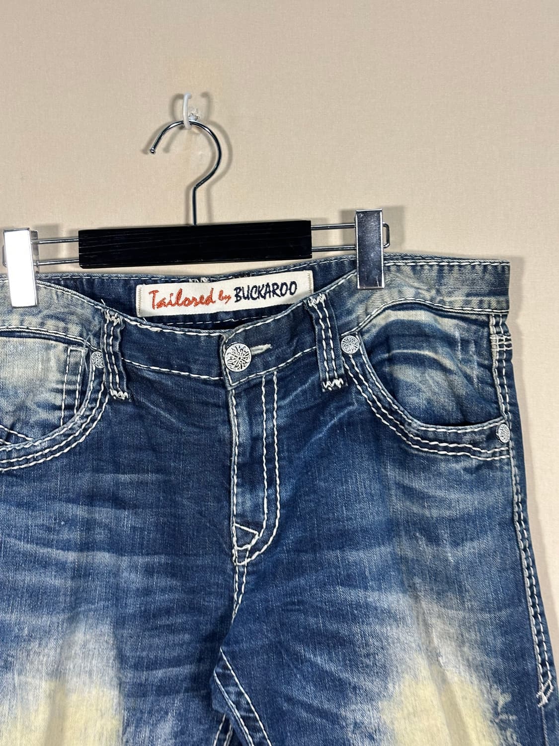 버커루 레트로 워싱 부츠컷 데님 처분  상품이미지4