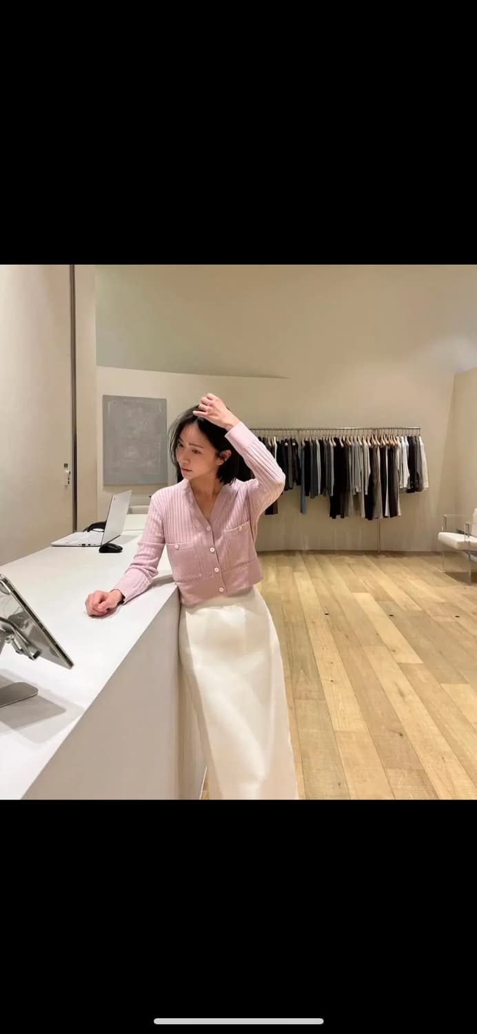 30% 블러썸에이치컴퍼니 레트크롭가디건, 레트크롭나시 블랙 상품이미지2