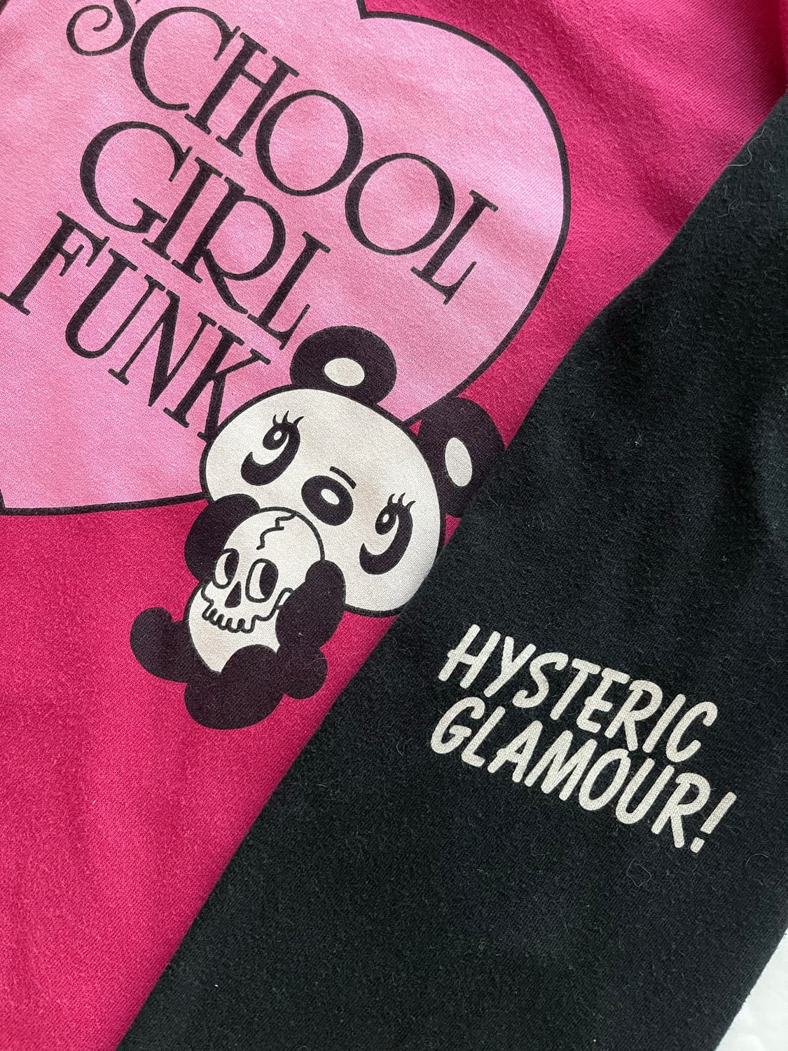 히스테릭 글래머 스쿨 걸 펑크 하트 팬더 나그랑 롱 슬리브 긴팔 티셔츠 상품이미지5