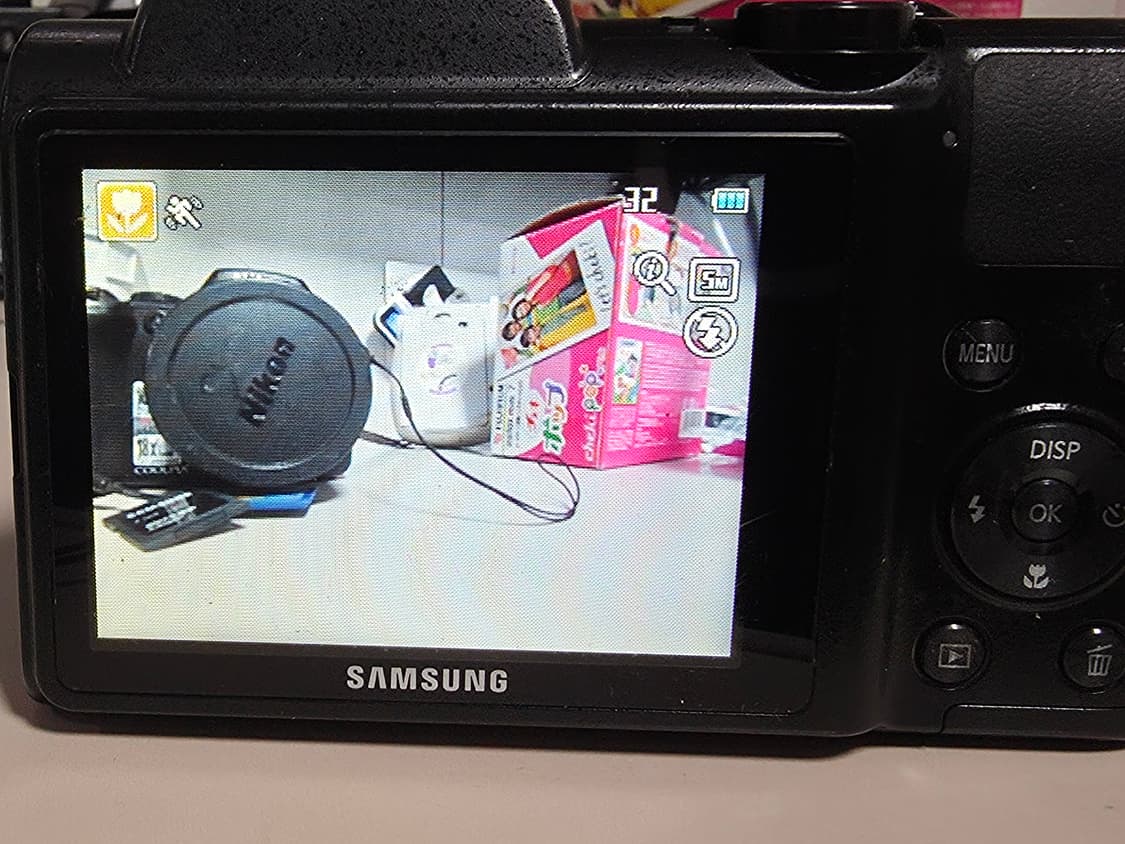 삼성 블루 WB100 빈티지 디지털카메라(하자) 상품이미지8