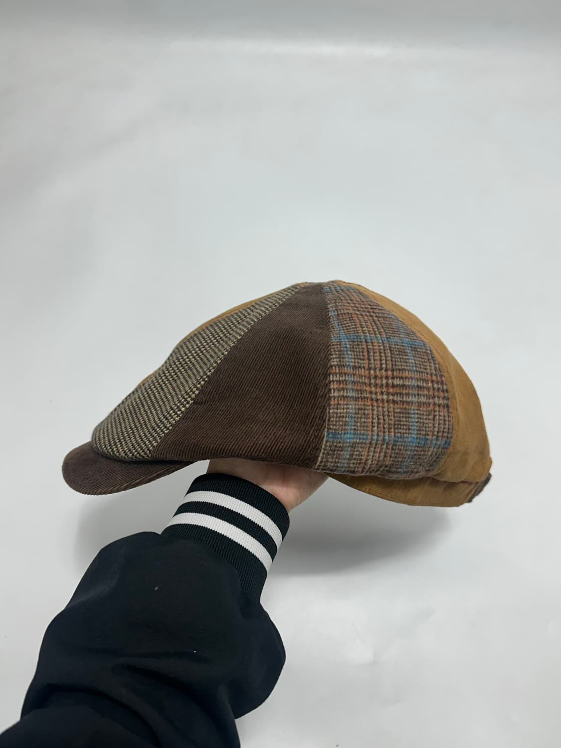 race-g 빈티지 패치워크 헌팅캡 일본빈티지 상품이미지3
