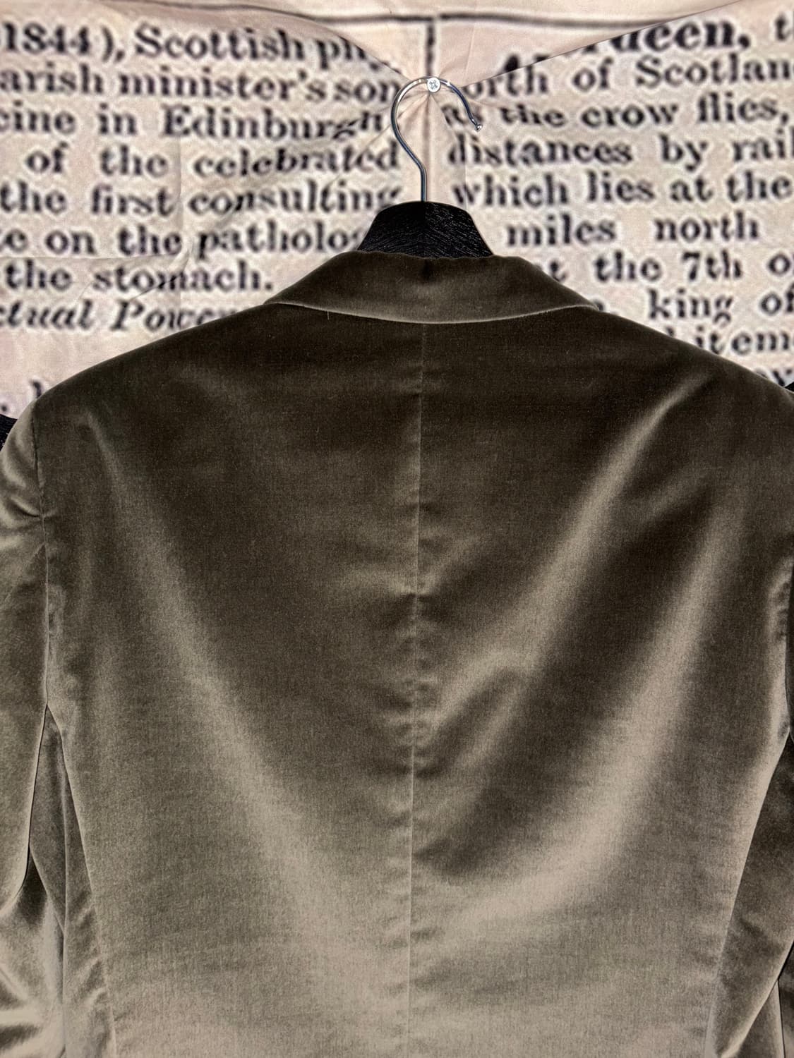 Olive Velvet Classic Blazer – Calvin Kle 상품이미지4