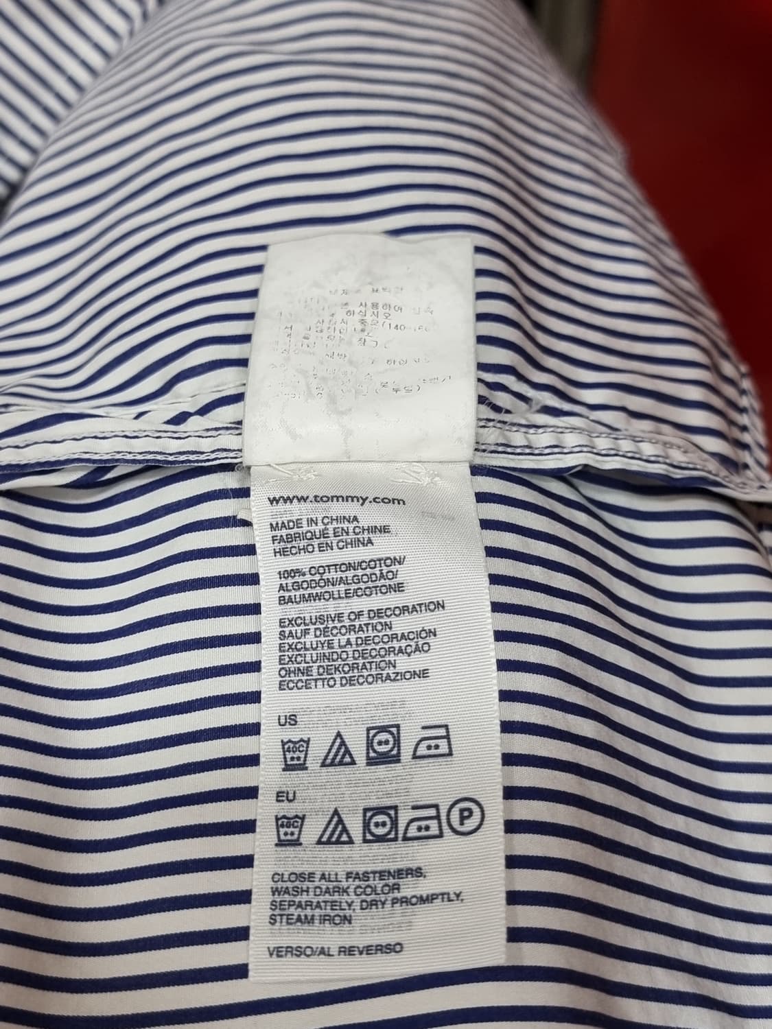 타미힐피거 스트라이프 셔츠 (C578 상품이미지4