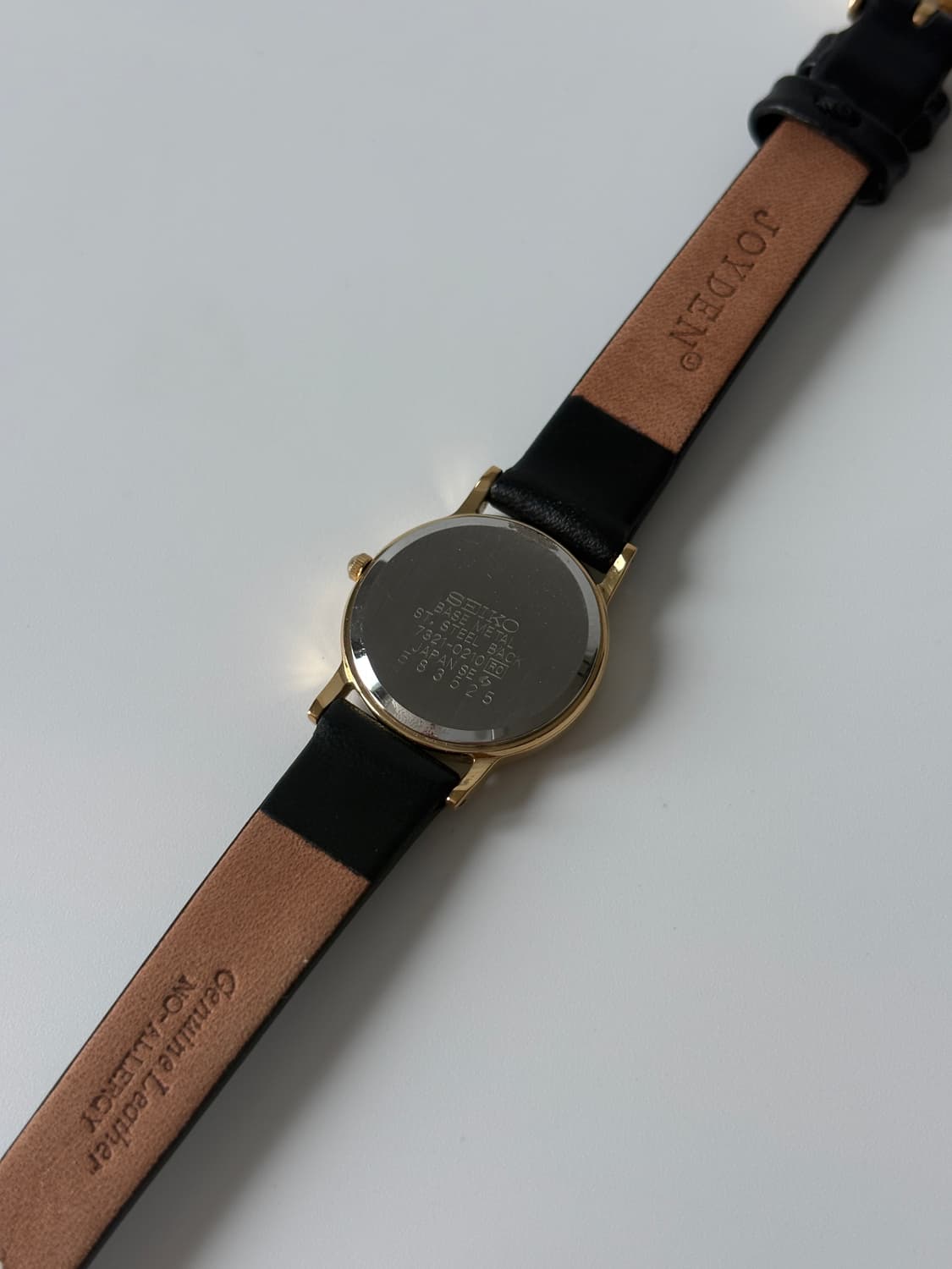 1980s Stripe Dial Gold Ladies Quartz 상품이미지5