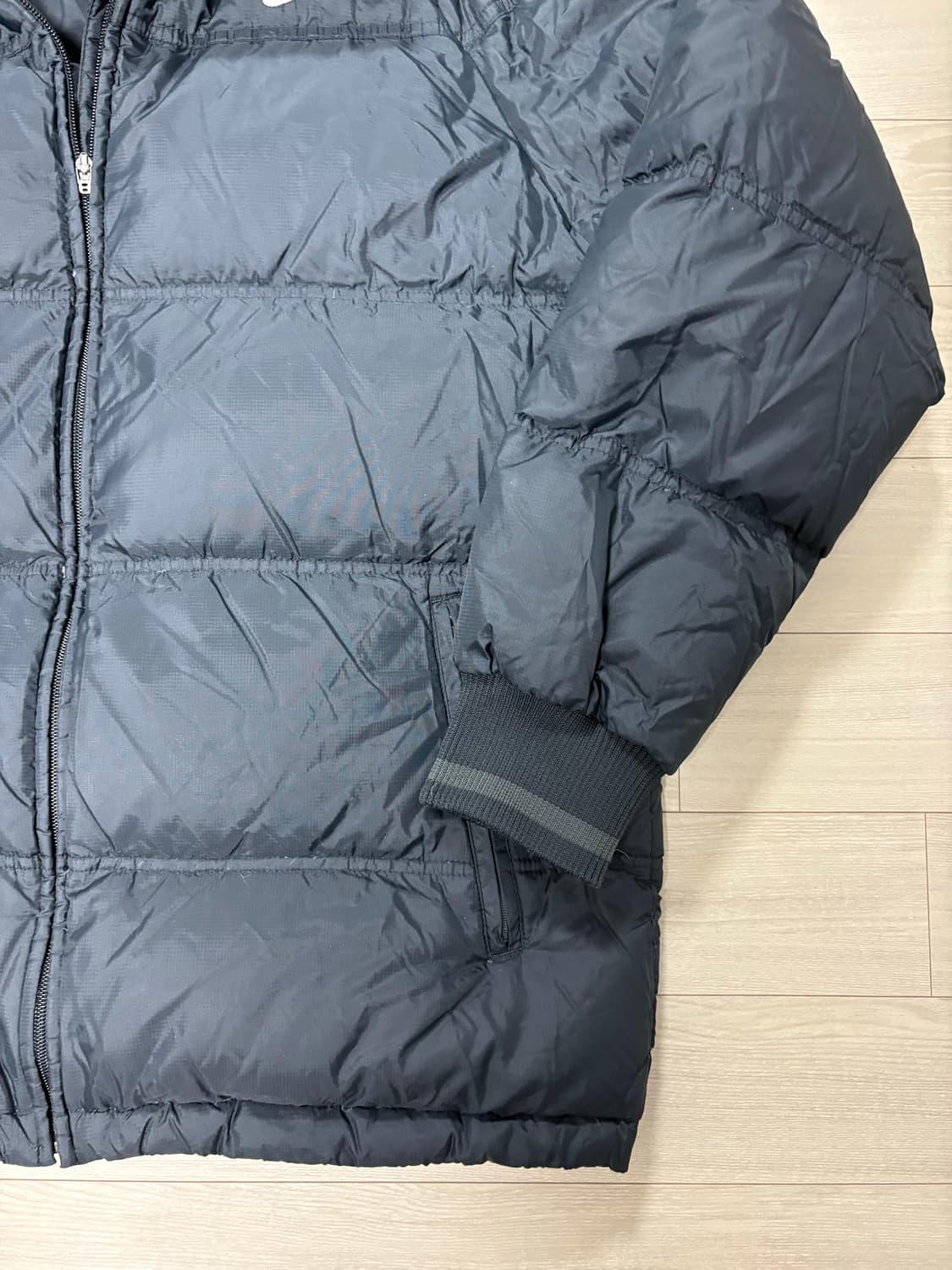 나이키 덕다운 블랙 패딩, 모자 탈부착 L 상품이미지6