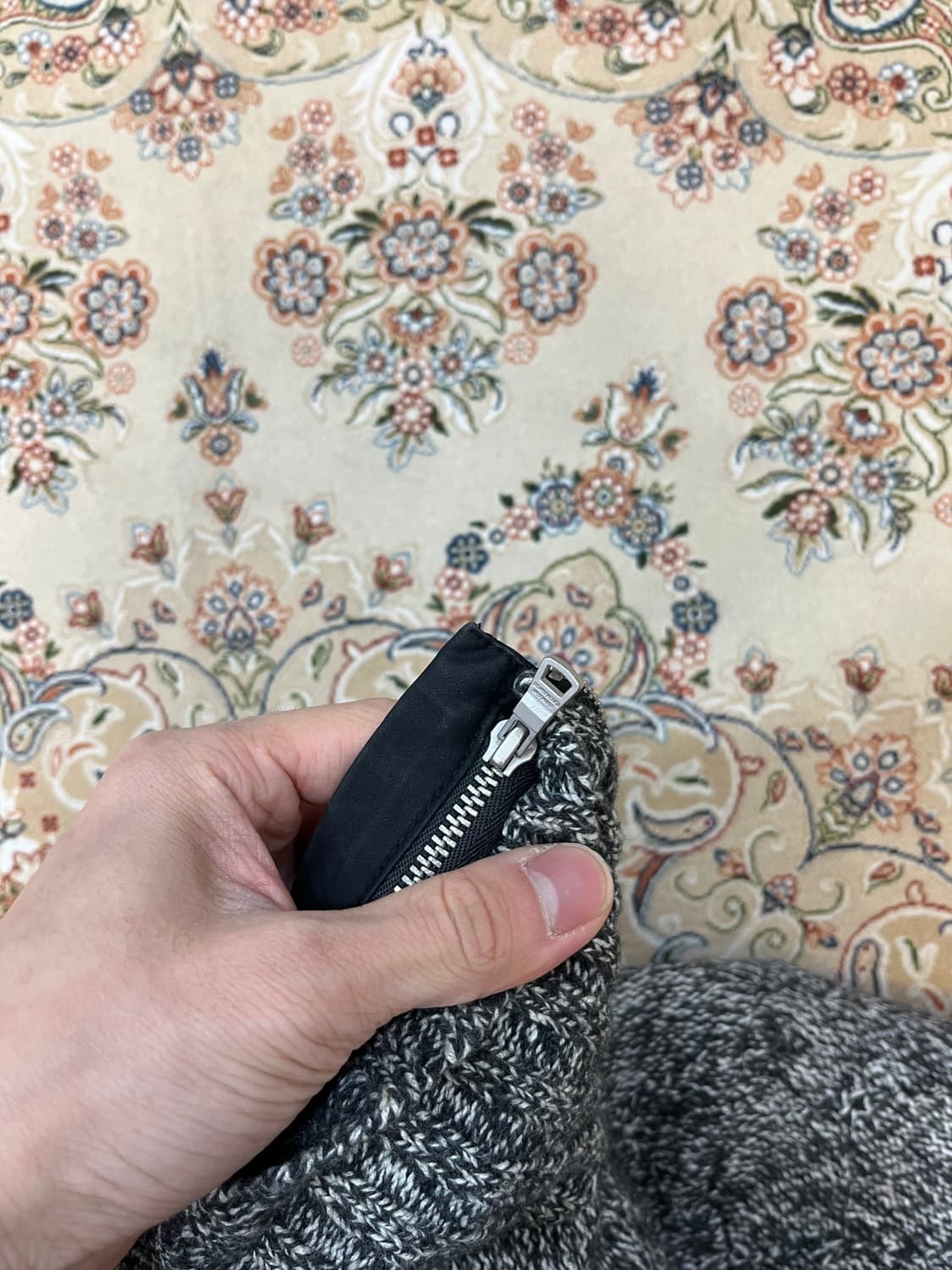 알마니 익스체인지 12aw 후드디테일 니트 상품이미지8