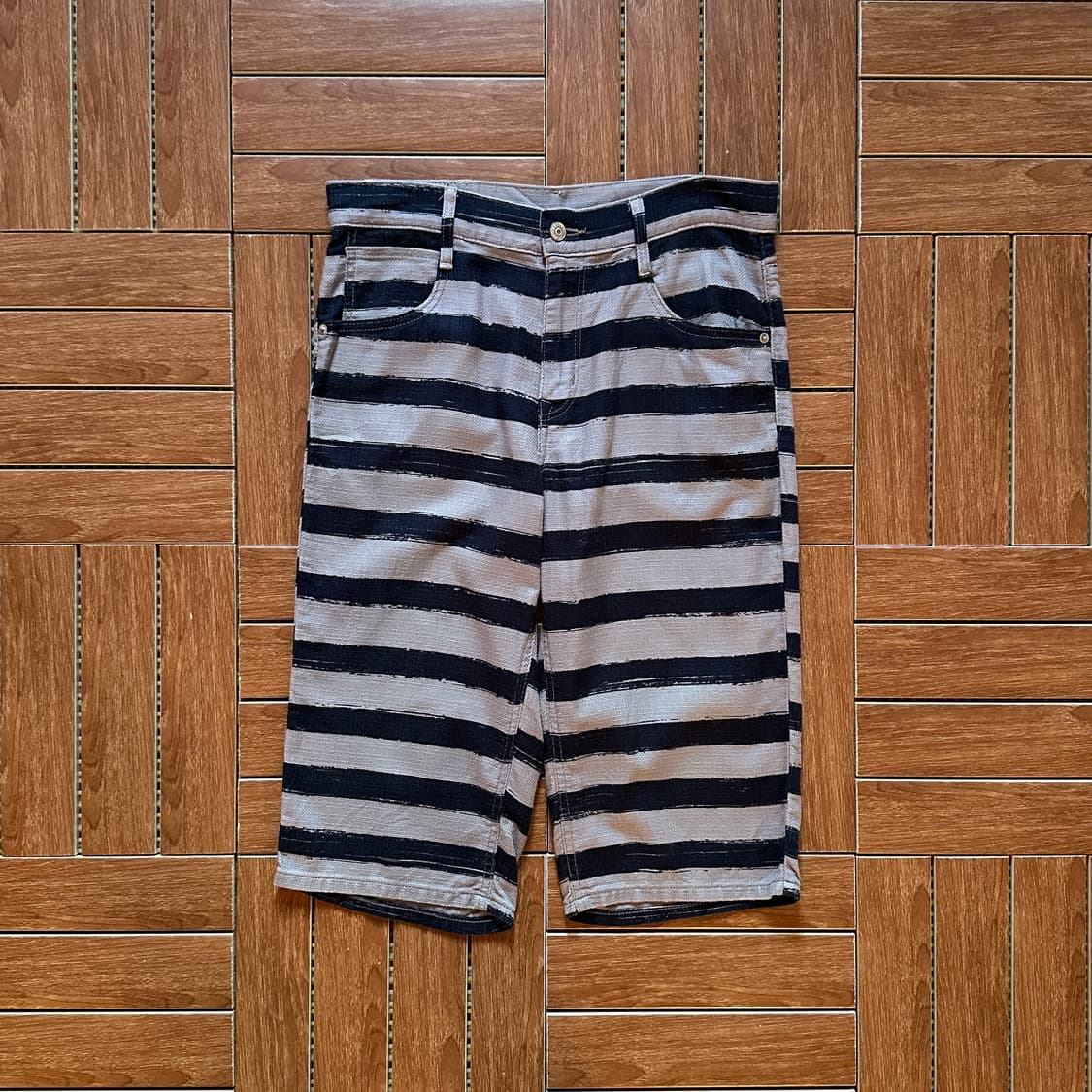Edwin stripe cotton shorts 상품이미지3