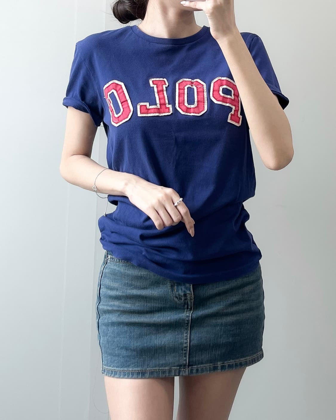 폴로 스펠아웃 반팔티 상품이미지2