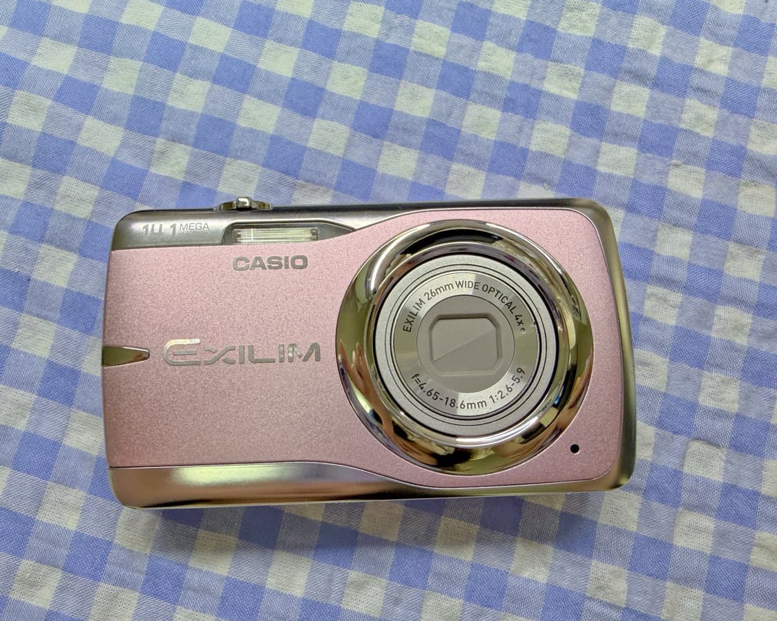 카시오 엑슬림z550 핑크 상품이미지1