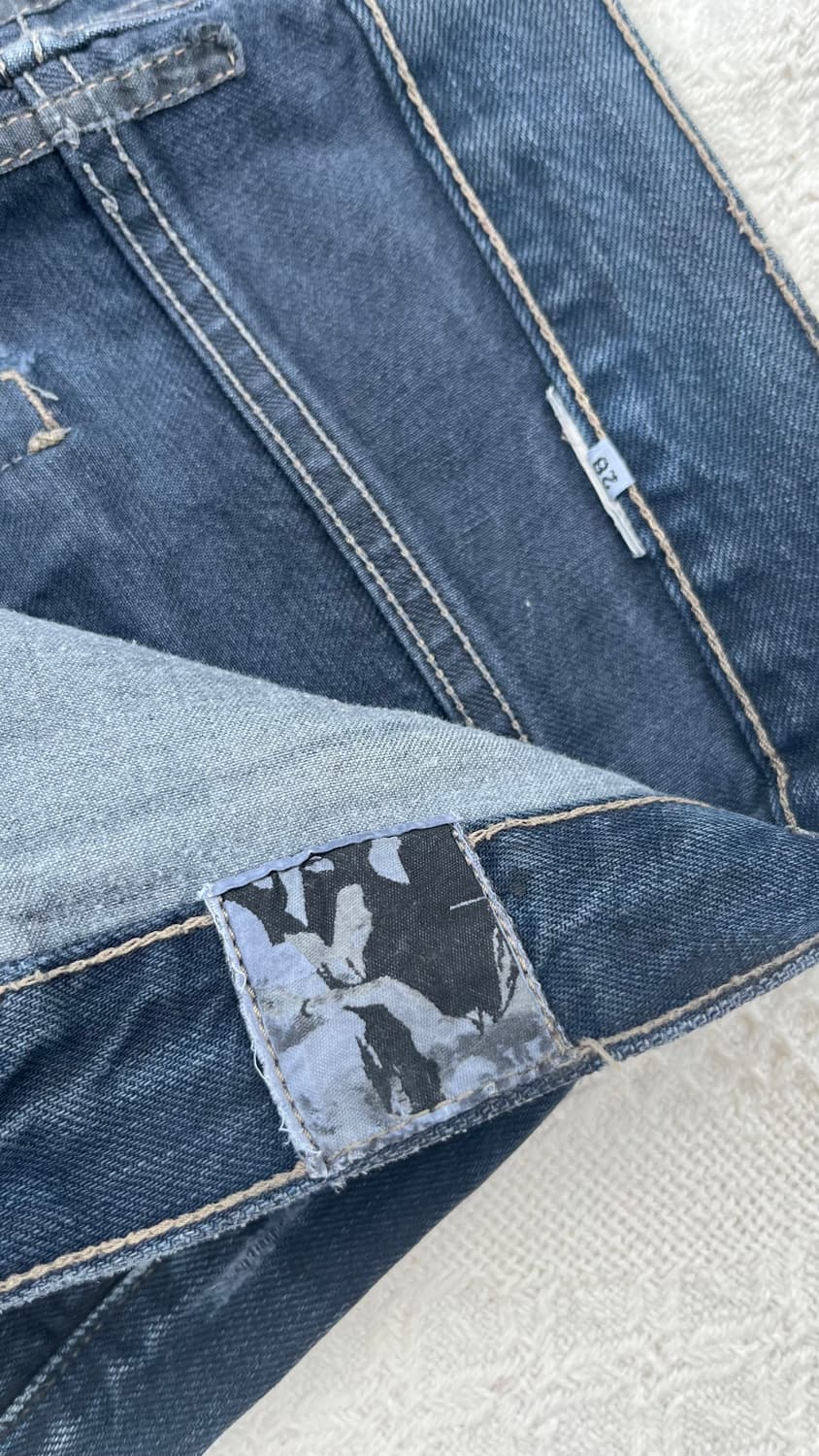 Rick Owens DRKSHDW waxed destroy jeans 상품이미지7