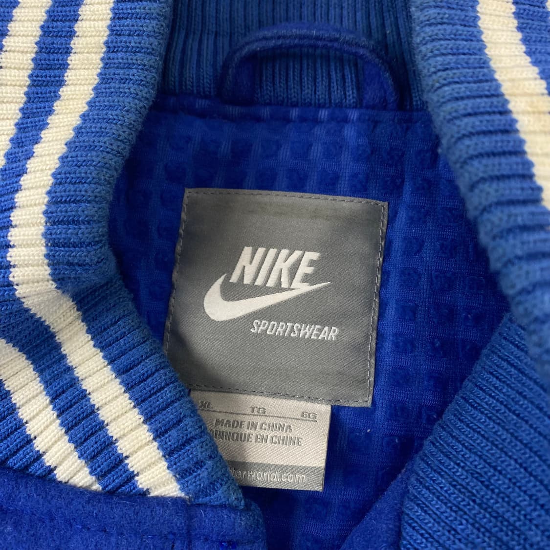 00s 나이키 레더 패치 브라질 바시티 자켓 (105) 상품이미지6