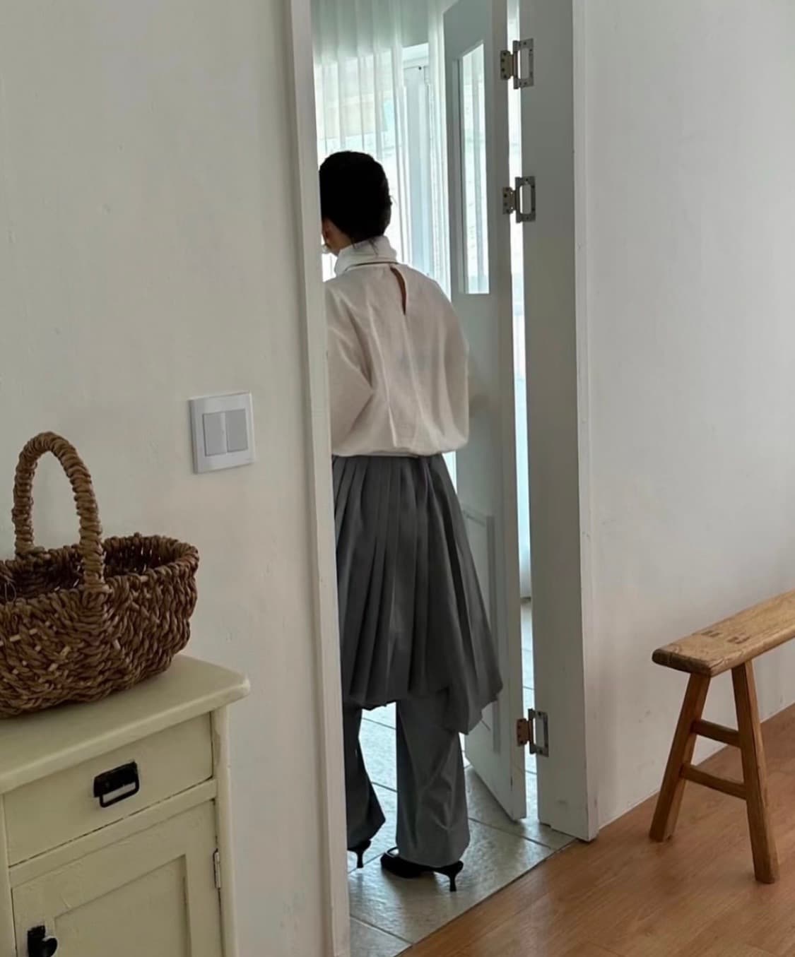 노이어덜트 프레클 스카프 블라우스 상품이미지3