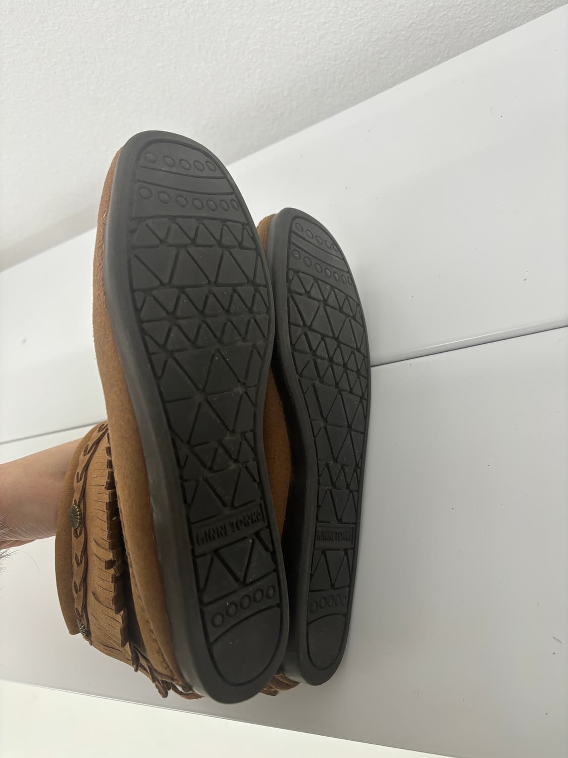 Minnetonka 프린지 부츠 스웨이드 상품이미지6