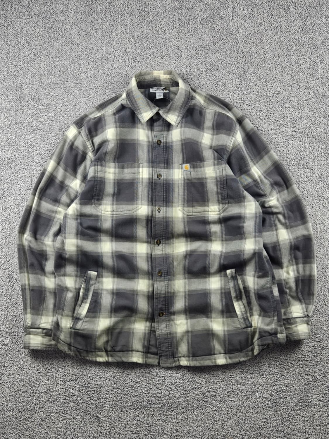칼하트 헤비 플리스 체크 셔츠 워크 자켓 ( L ) / 10722 상품이미지1