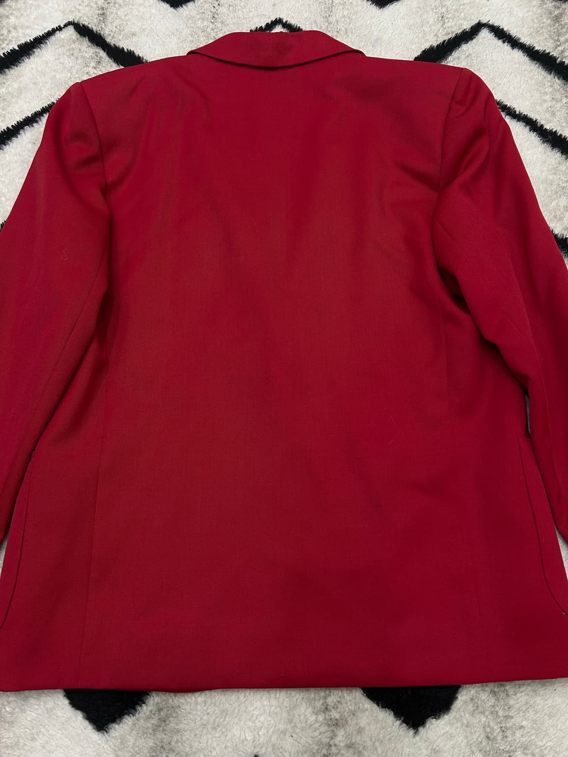 [66]버버리 크레스트 로고 금장 블레이저/레드 상품이미지3