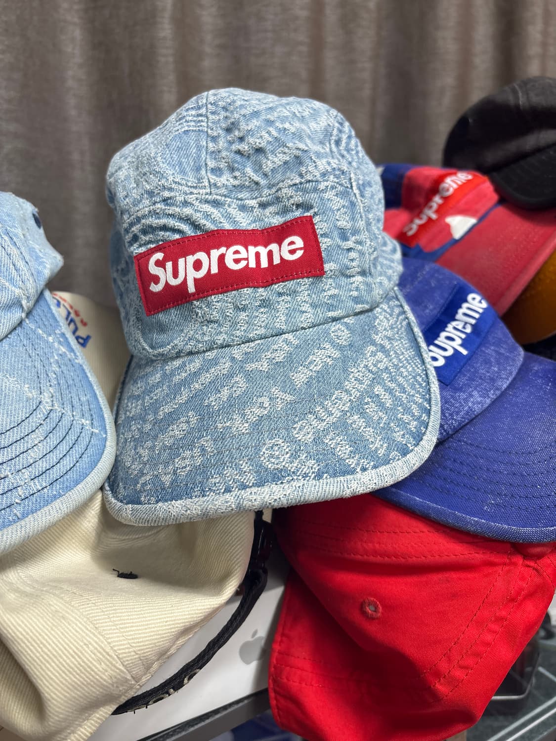 슈프림 캠프캡 연청데님 상품이미지1