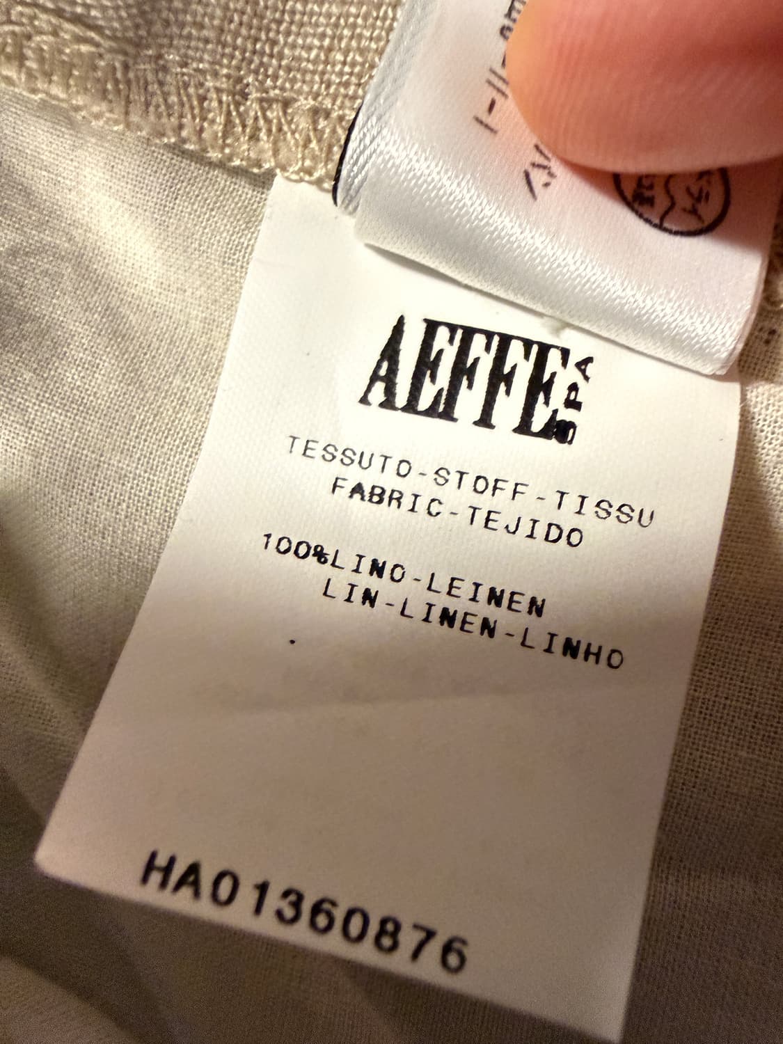 모스키노 치프앤시크 텍스트 패턴 린넨 스커트 IT42 상품이미지8