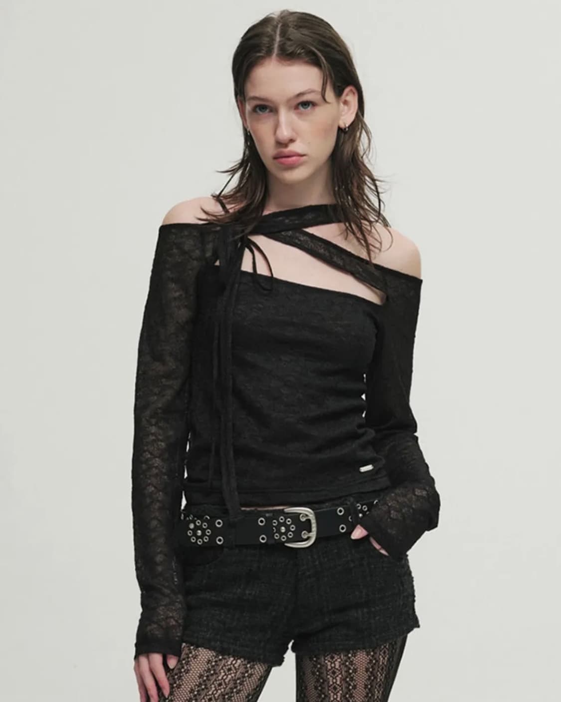 세릭 LACE TANGLE STRAP TOP 상품이미지1