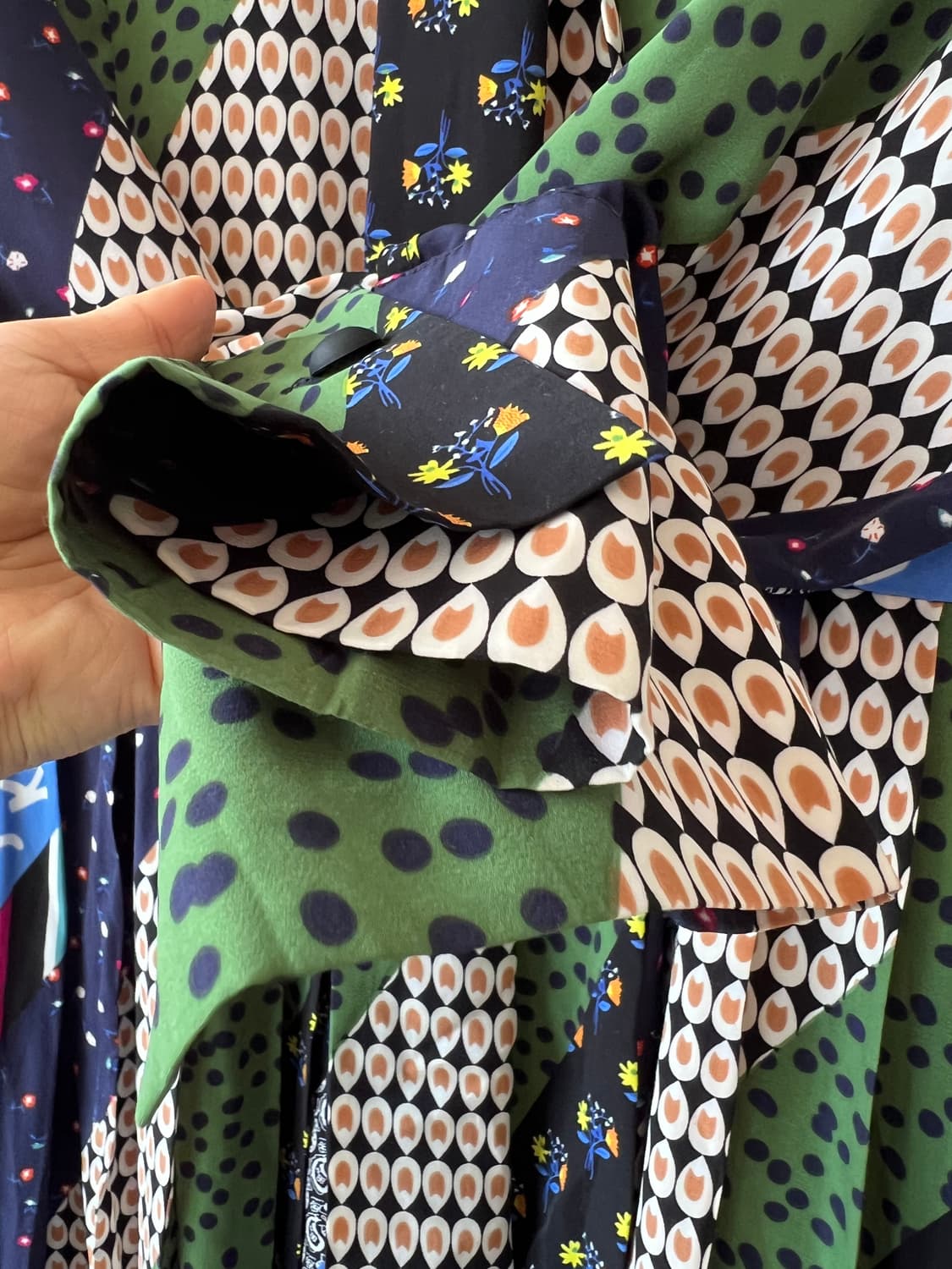 율미아스텝 ULMIA STAFF 여성 패턴원피스 플리츠원피스 상품이미지4