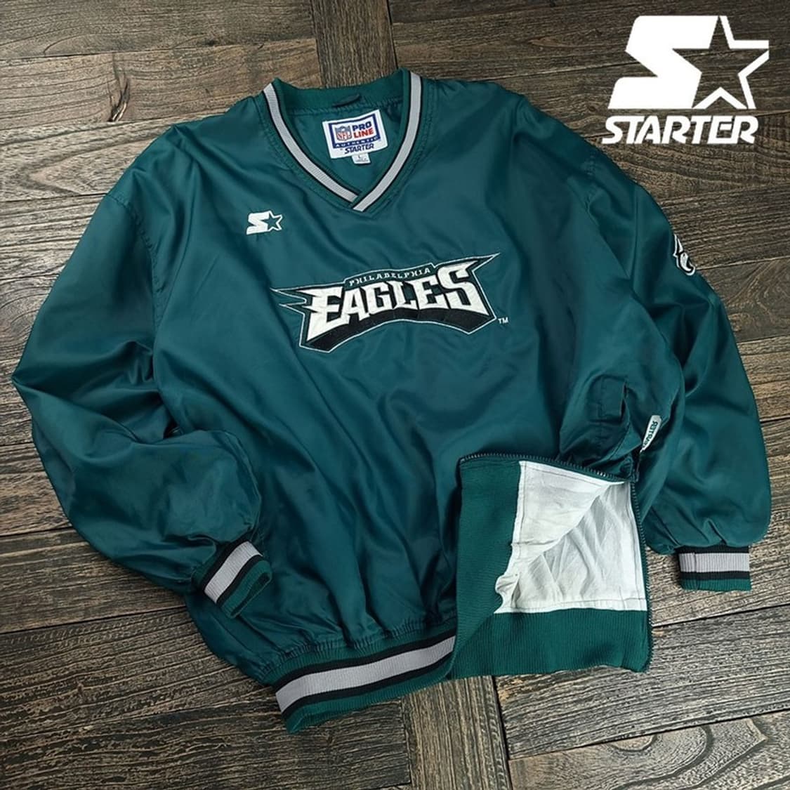 [스타터] 필라델피아 이글스 바람막이 웜업 자켓 M20002 상품이미지1