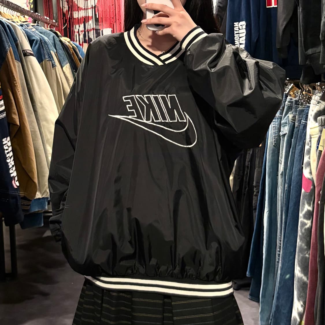 [IM] Nike 나이키 스우시 웜업 블랙 상품이미지1