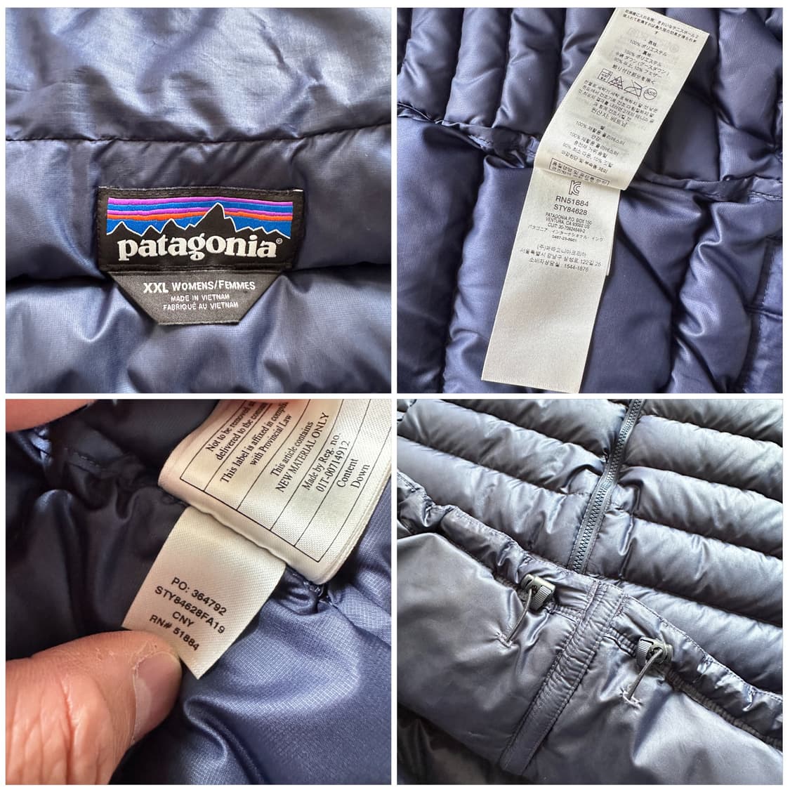 19F/W 파타고니아 다운 스웨터 베스트  상품이미지5