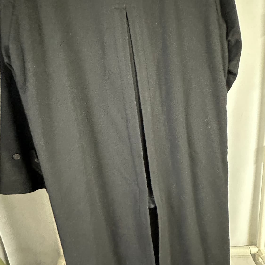 80s 빈티지 버버리 울 알파카 혼방 발마칸 코트 상품이미지3