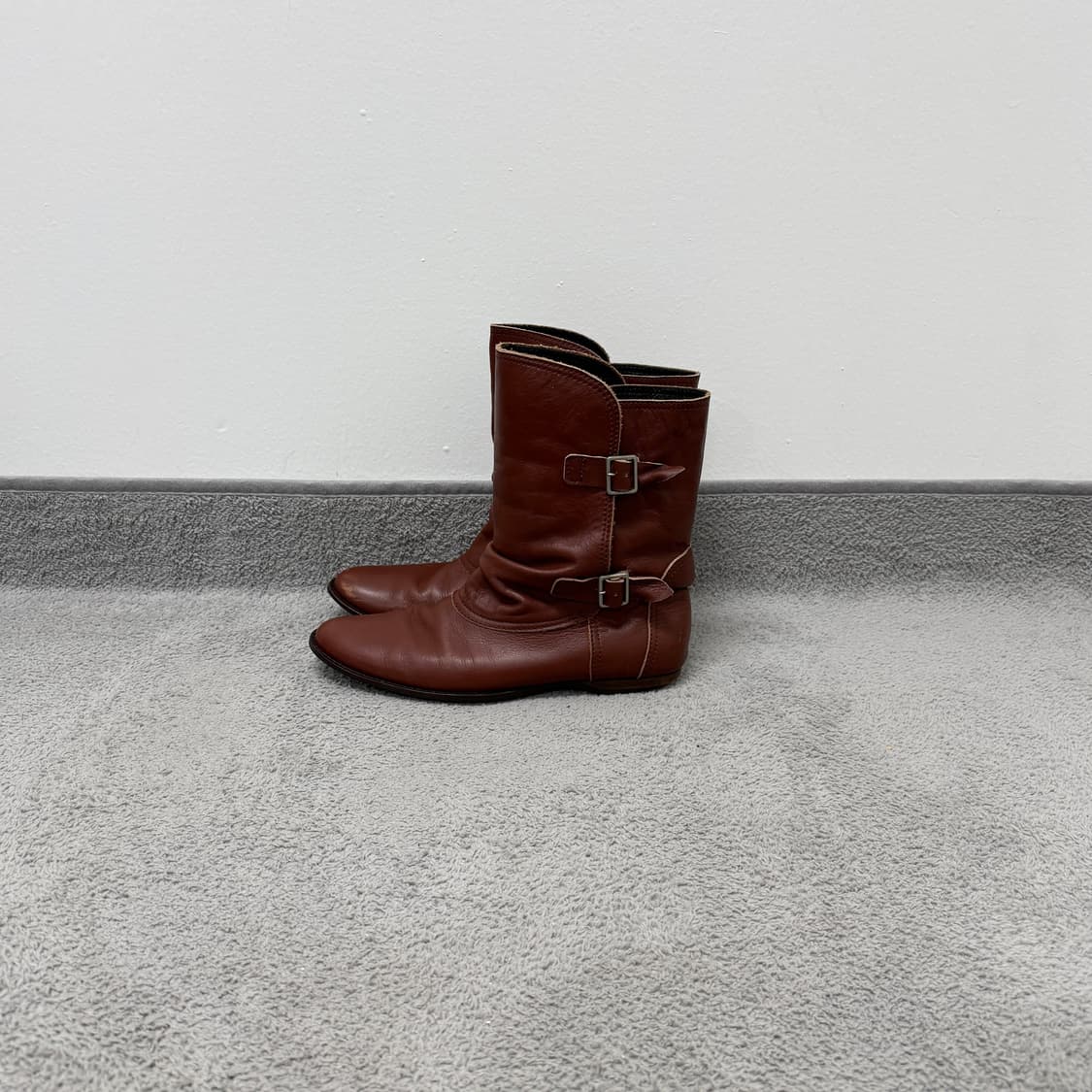 Sunao Kuwahara slouchy boots 상품이미지2
