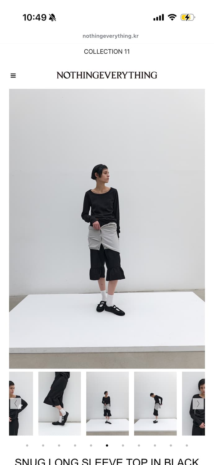 낫띵에브리띵 스너그 롱 슬리브 탑 상품이미지4