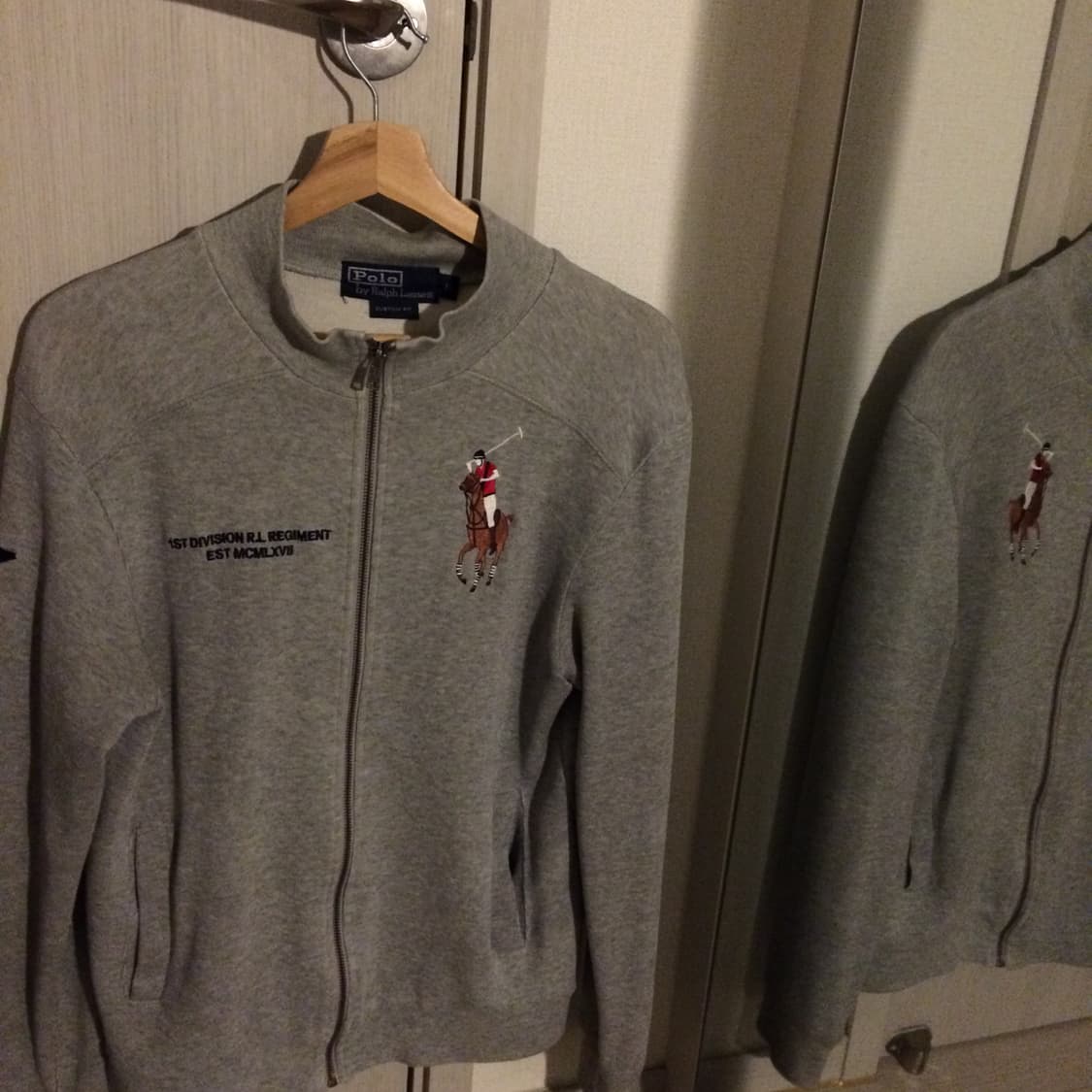 폴로 빅포니 그레이 니트 집업 상품이미지2