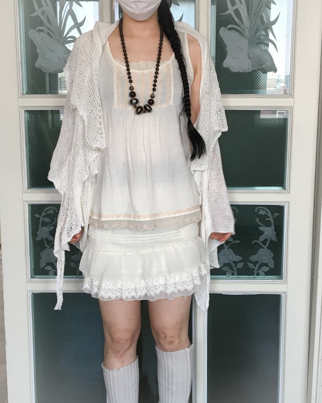 Lace trimming sleeveless 상품이미지6