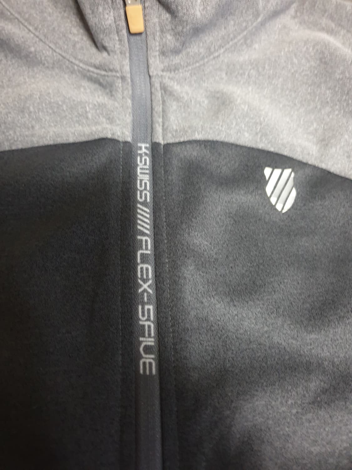 케이스위스 트레이닝 기능성 집업 져지 그레이 (S) 상품이미지2