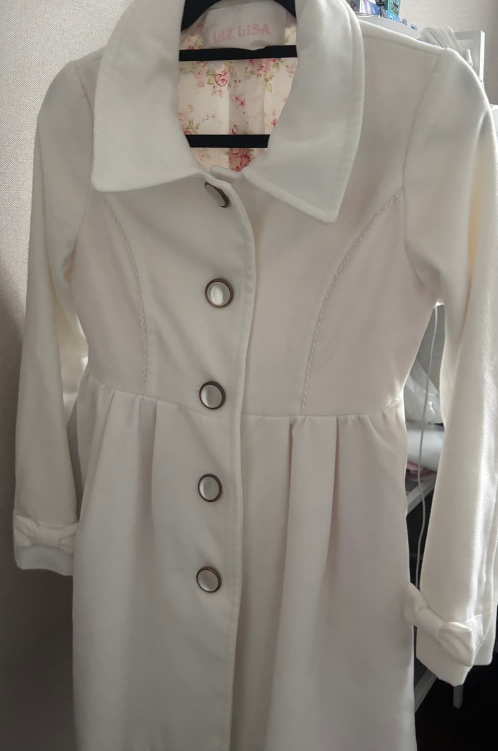 리즈리사 리본 코트 상품이미지1