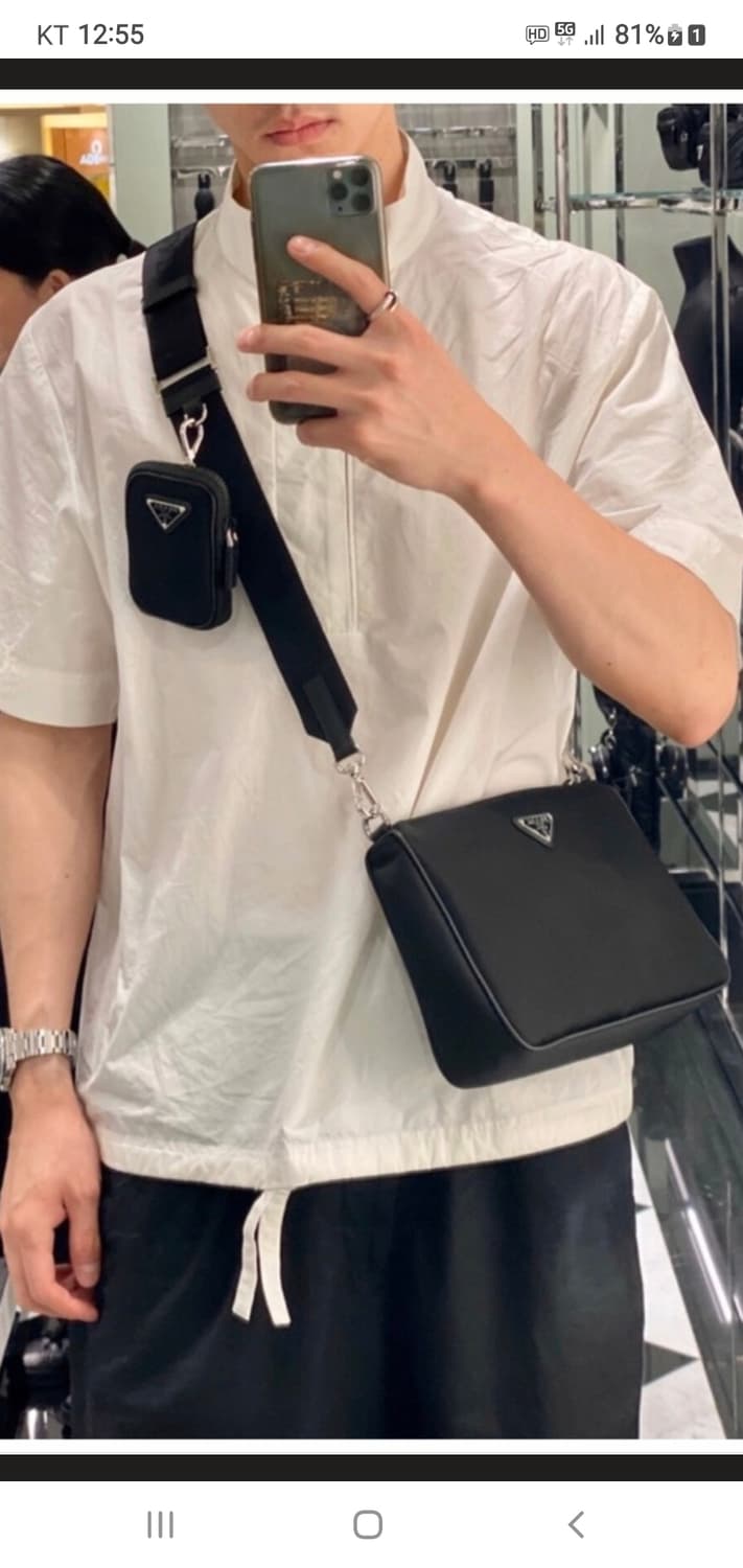프라다 테수토 크로스백/메신저백 정품S급(감정O) 상품이미지1
