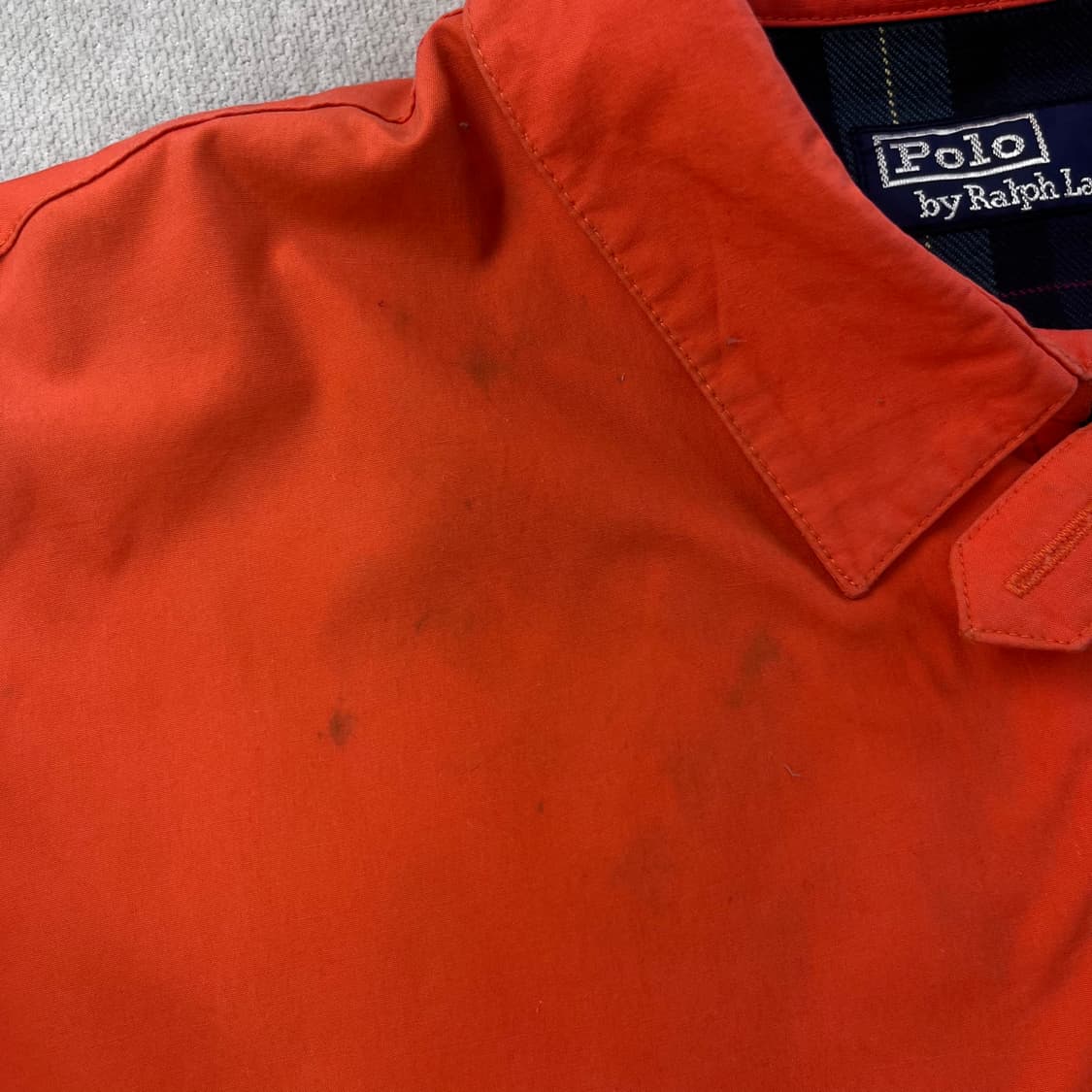 105 90s폴로랄프로렌 (주)신한 바라쿠타 블루종 자켓 상품이미지5