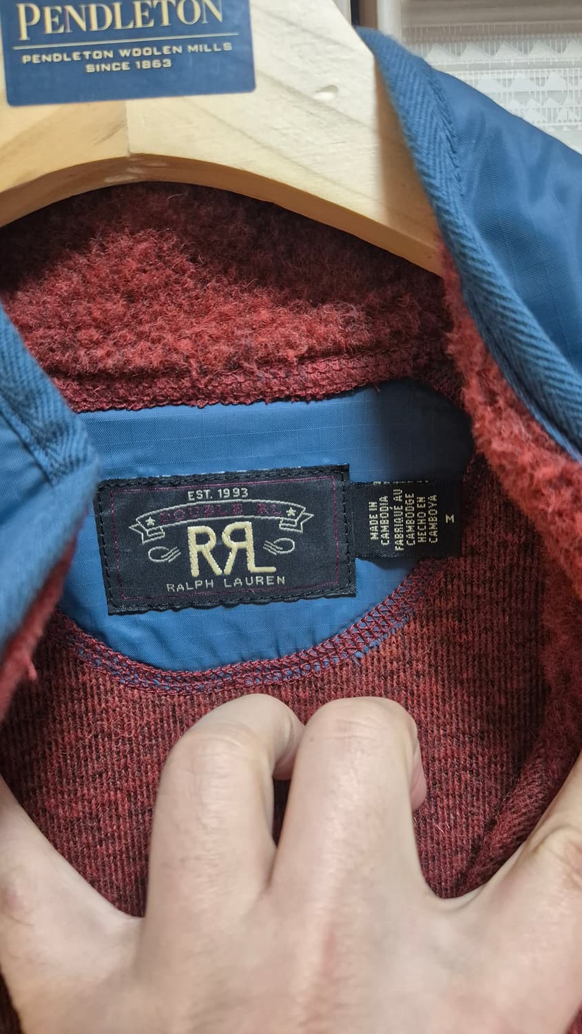 더블알엘 rrl 울 블랜드 파일 플리스 재킷 상품이미지3