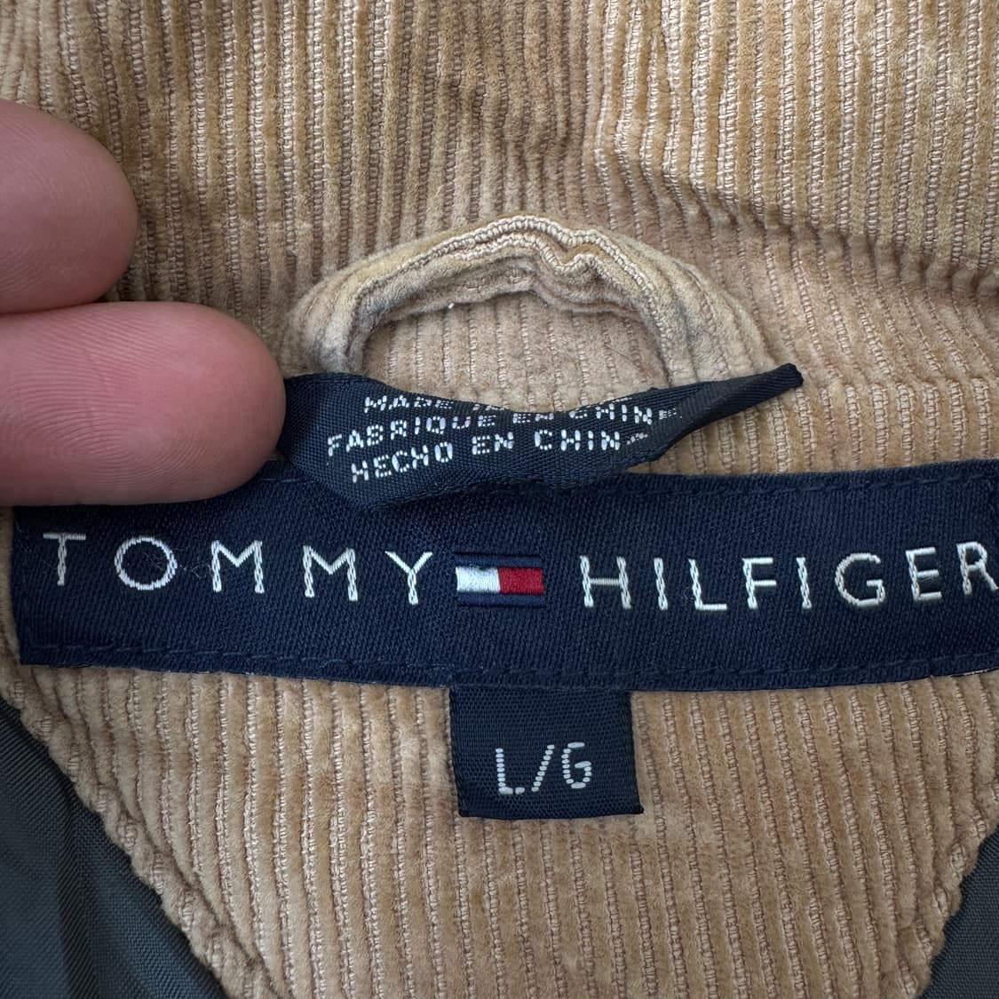 타미힐피거 코듀로이 푸퍼 패딩 베이지 상품이미지5