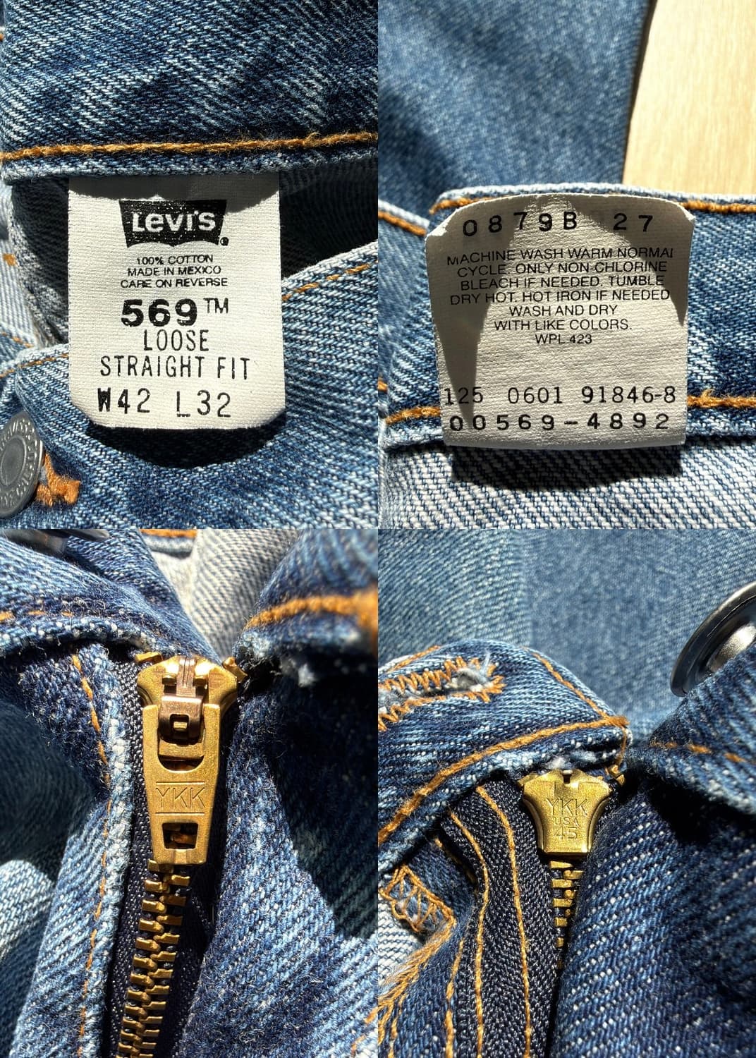 리바이스 2000s 569 Loose Straight 데님 팬츠 상품이미지9