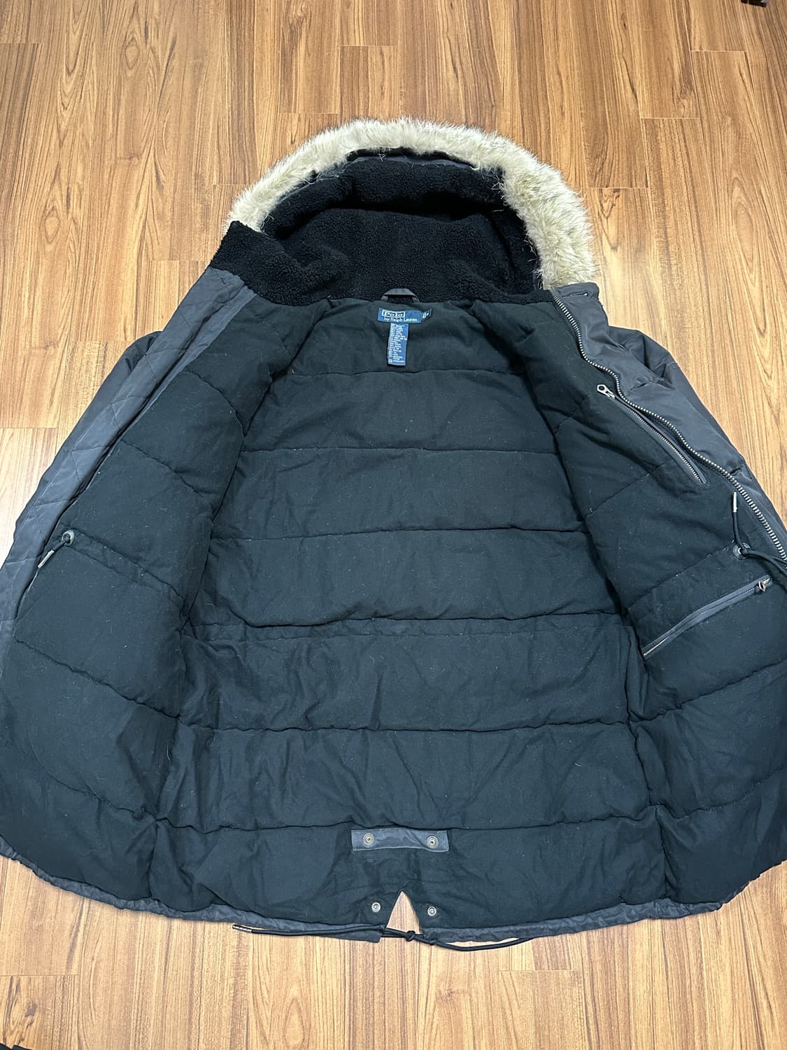 90s 폴로 랄프로렌 밀리터리 콜드파카 S 상품이미지4