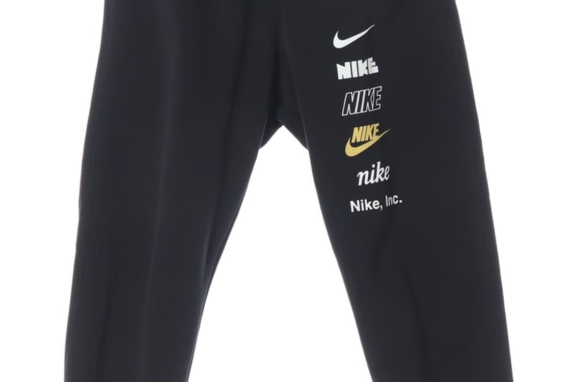 나이키 멀티 로고 블랙 기모 조거 팬츠 M 상품이미지4