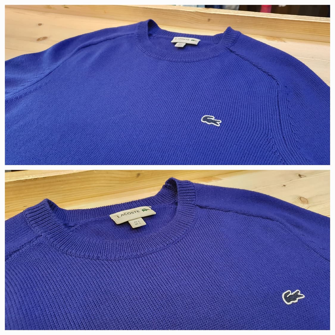 105/88.라코스테 울 라운드니트 상품이미지4