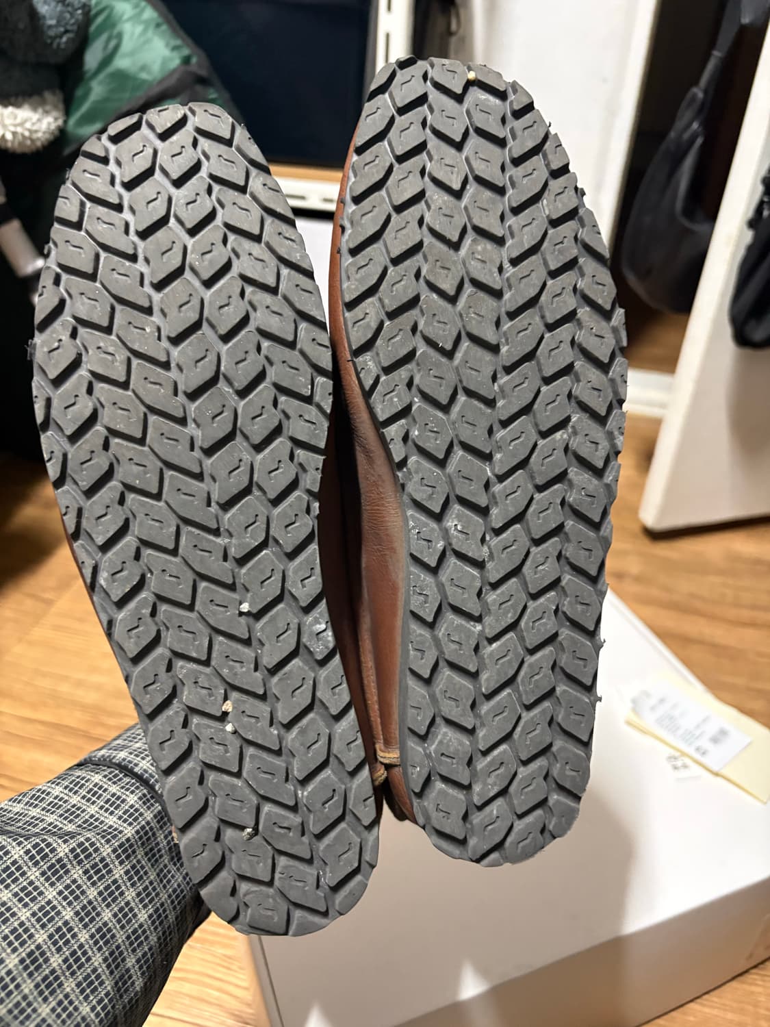 2) 폴리테루 스티치드 왈라비 브라운 판매해요 상품이미지7