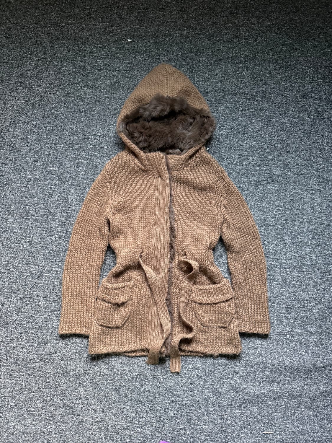 VTG 퍼 트리밍 후드 상품이미지4