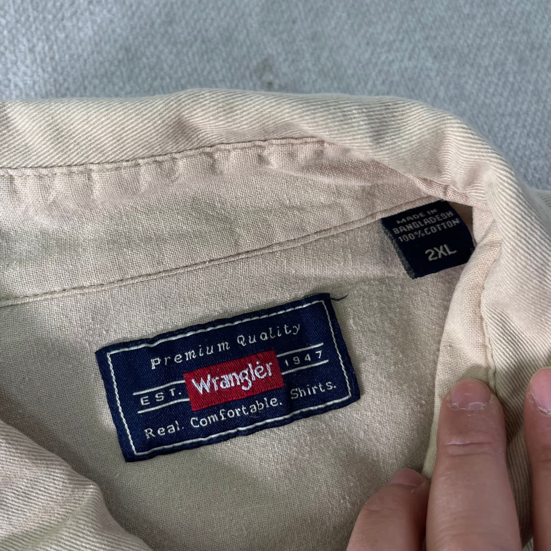 110 랭글러 투포켓 워크셔츠 상품이미지3