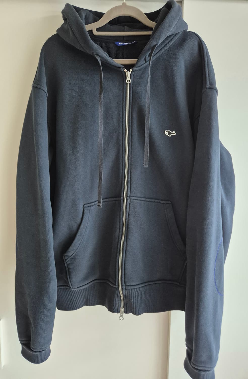 네이더스 투웨이 후디집업 네이비 5사이즈 상품이미지1